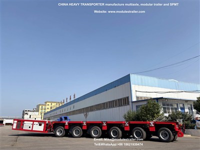 Remolc modular PST SL de 10 eixos a Corea compatible amb THP/SL